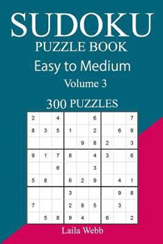 Paperback 300 Easy to Medium Sudoku Puzzle Book
