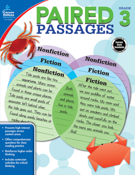 Paperback Paired Passages, Grade 3 Book