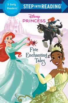 Paperback Five Enchanting Tales (Disney Princess) Book