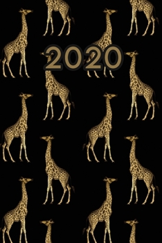 Paperback 2020: Dated Goal Planner Focus Weekly Monthly Giraffe Book