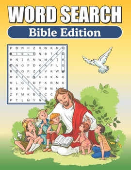 Paperback Word Search Bible Edition: Large Print Word Find Puzzles [Large Print] Book