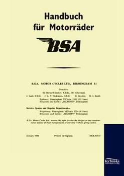 Handbuch Fur BSA-Motorr Der (1956)