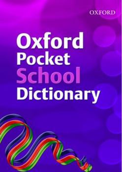 Paperback Oxford Pocket School Dictionary. Book
