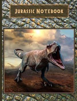 Paperback Jurassic Notebook: Wide-Ruled 150 Pages Book