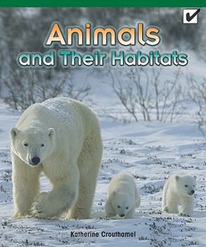 Paperback Animals and Their Habitats Book