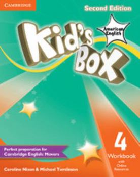 Paperback Kid's Box American English Level 4 Workbook with Online Resources Book