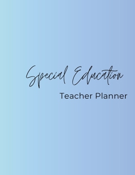 Paperback Special Education Teacher Planner Book