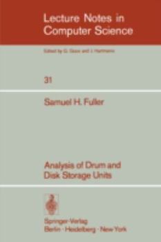 Paperback Analysis of Drum and Disk Storage Units Book