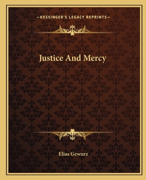 Paperback Justice And Mercy Book