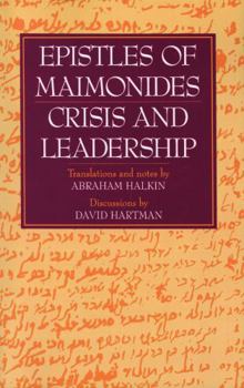 Paperback Epistles of Maimonides: Crisis and Leadership Book
