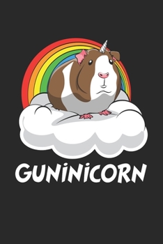 Einhorn Meerschweinchen Notizbuch: Einhorn Meerschweinchen Notizbuch f�r Liebhaber / Notizheft / Notizblock A5 (6x9in) Dotted Notebook / Punkteraster / 120 gepunktete Seiten