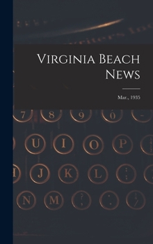 Hardcover Virginia Beach News; Mar., 1935 Book