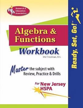 Paperback New Jersey HSPA Algebra & Functions Workbook Book