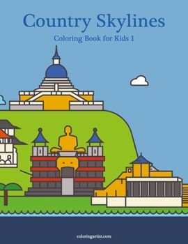 Paperback Country Skylines Coloring Book for Kids Book