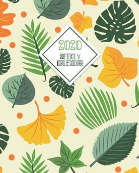 Paperback 2020 Weekly Calendar: Blank 18 Month Weekly Calendar With Place For Notes Book