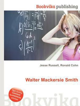 Paperback Walter Mackersie Smith Book
