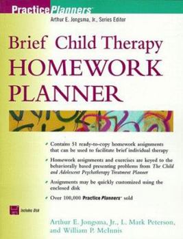 Paperback Child Psychotherapy Homework Planner Book