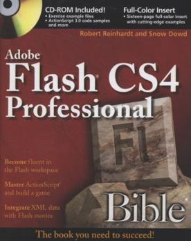 Paperback Adobe Flash CS4 Professional Bible [With CDROM] Book