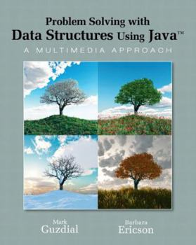 Paperback Problem Solving with Data Structures Using Java: A Multimedia Approach Book
