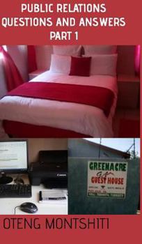 Hardcover public relations; questions and answers-Part One Book