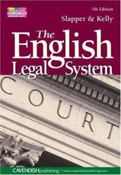 Paperback The English Legal System 7/e Book