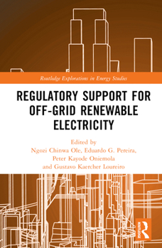 Hardcover Regulatory Support for Off-Grid Renewable Electricity Book