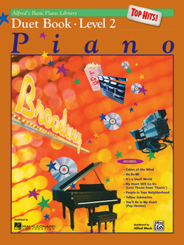 Paperback Alfred's Basic Piano Library Top Hits! Duet Book, Bk 2 Book