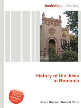 Paperback History of the Jews in Romania Book