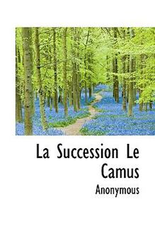 Paperback La Succession Le Camus [Large Print] Book