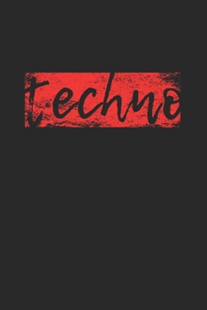 Techno: DIN A5 Notizbuch liniert (German Edition)