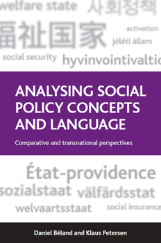 Paperback Analysing Social Policy Concepts and Language: Comparative and Transnational Perspectives Book