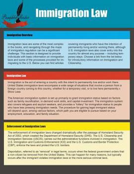 Paperback Immigration Law Book