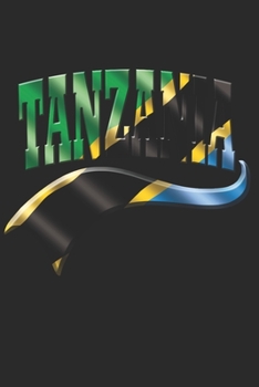 Paperback Tanzania Notebook: Tanzania Notebook - college book - diary - journal - booklet - memo - composition book - 120 sheets - Dot Grid paper 6 Book