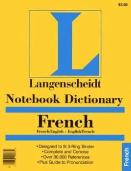 Notebook French Dictionary