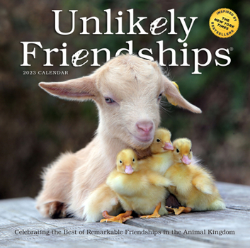 Calendar Unlikely Friendships Wall Calendar 2023: Heartwarming Photographs Paired with Stories of Interspecies Friendships Book