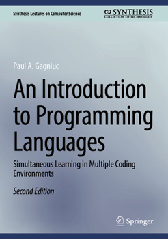Hardcover An Introduction to Programming Languages: Simultaneous Learning in Multiple Coding Environments Book