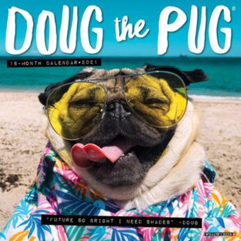 Calendar Doug the Pug 2021 Wall Calendar (Dog Breed Calendar) Book