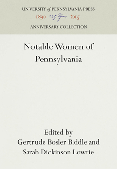 Hardcover Notable Women of Pennsylvania Book