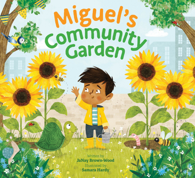 Hardcover Miguel's Community Garden Book