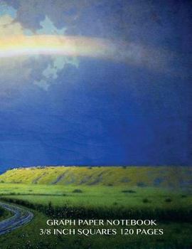 Journal Graph Paper Notebook 3/8 inch squares 120 pages: Art series notebook with cover by Kuindzhi, 8.5 x 11 graph paper notebook with three eighth inch squa Book