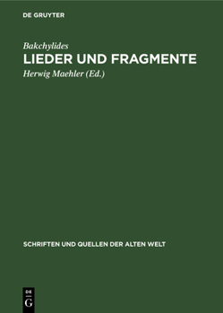 Hardcover Lieder Und Fragmente [German] Book