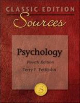 Paperback Classic Edition Sources: Psychology Book