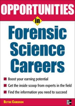 Paperback Opportunities in Forensic Science Book