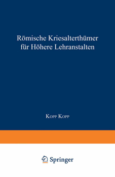Paperback Römische Literaturgeschichte Und Alterthümer, Für Höhere Lehranstalten [German] Book