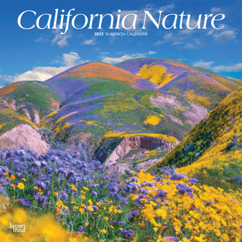 California Nature 2022 12 x 12 Inch Monthly Square Wall Calendar, USA United States of America Pacific West State