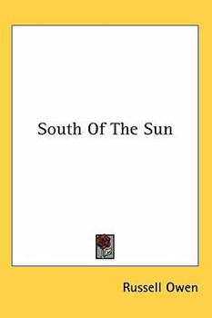 Hardcover South Of The Sun Book