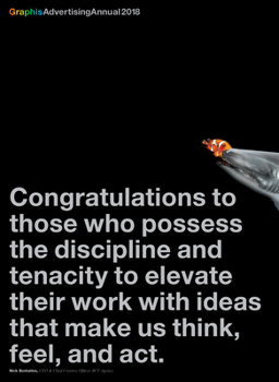 Hardcover Graphis Advertising Annual 2018 Book