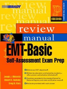 Paperback EMT-Basic Self-Assessment Exam Preparation Review Manual [With CDROM] Book