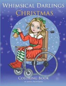 Paperback Whimsical Darlings: Christmas: Coloring Book