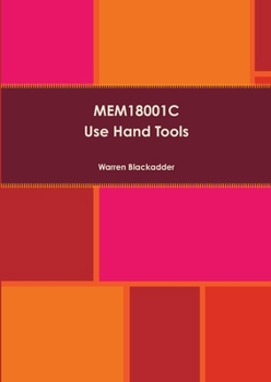 Paperback MEM18001C Use hand tools Book